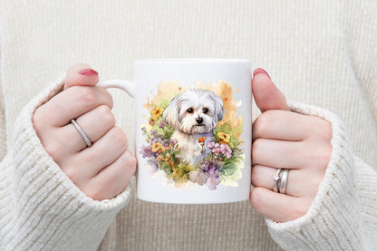 Floral Dog Watercolor Sublimation Bundle