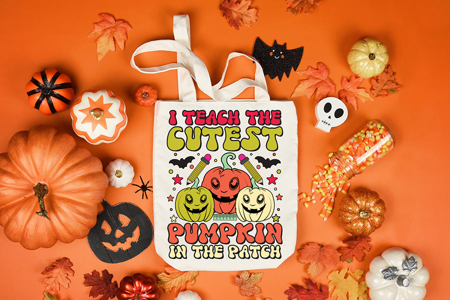 Halloween Teacher PNG Sublimation Bundle