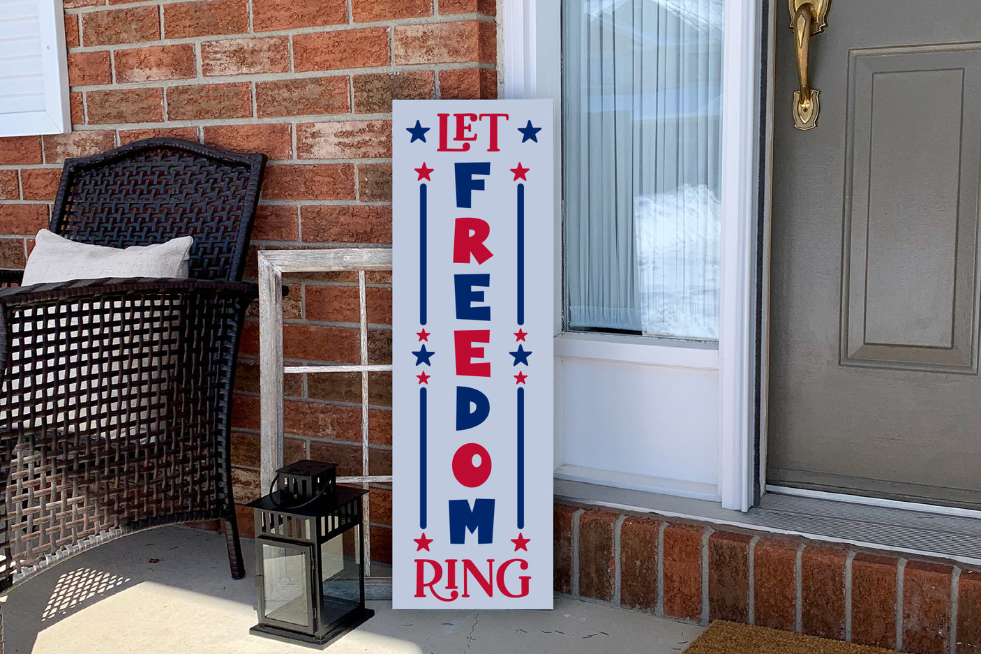 4th of July Porch Sign SVG Bundle