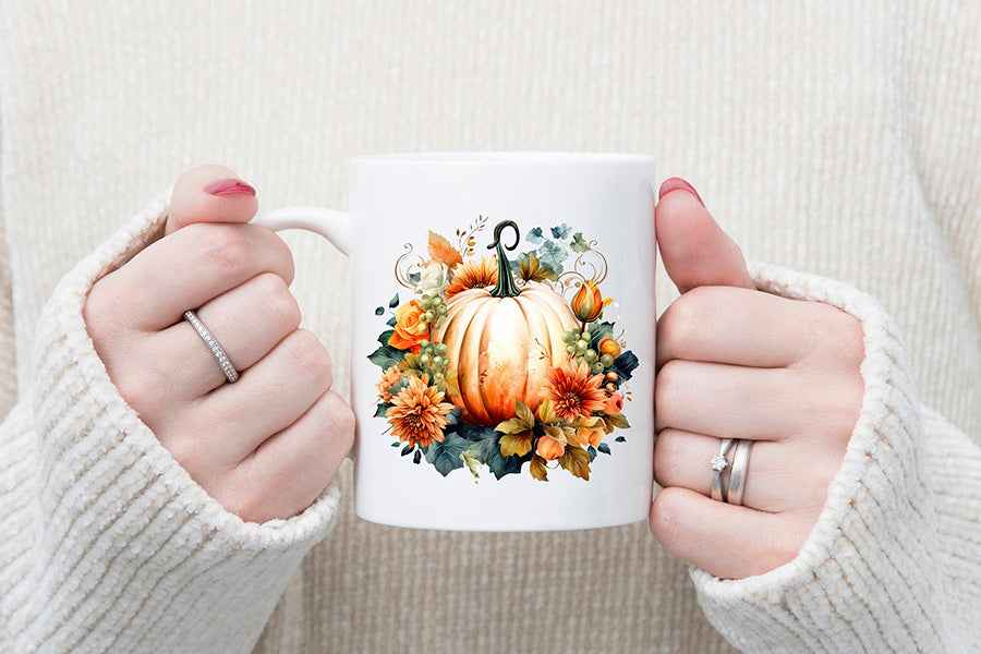 Fairy Watercolor Pumpkin Sublimation Bundle