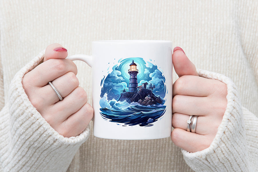 Lighthouse Watercolor Sublimation Bundle