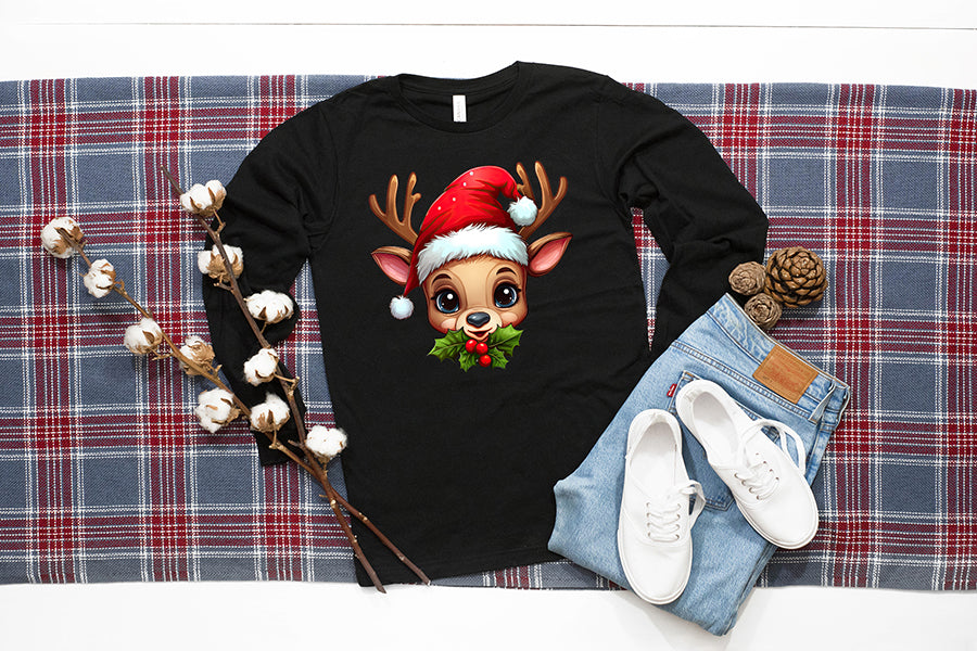 Christmas Reindeer Sublimation Clipart