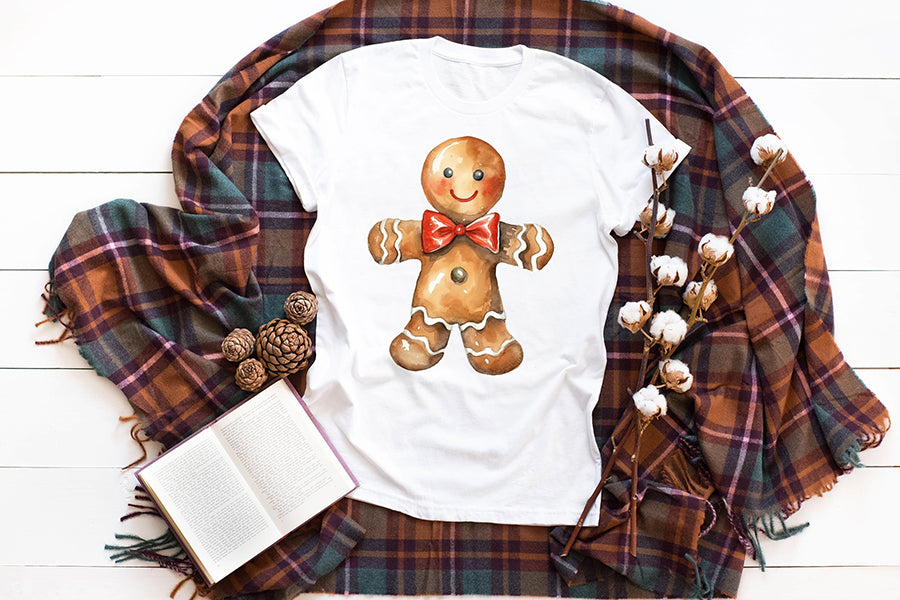 Gingerbread Sublimation Clipart Bundle