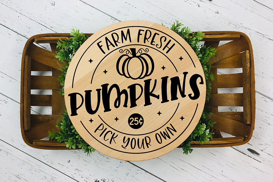 Fall Farmhouse Sign SVG Bundle