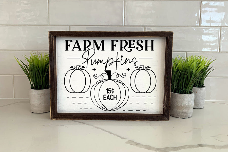 Fall Farmhouse Sign SVG Bundle