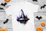 Halloween Watercolor Sublimation Clipart Bundle