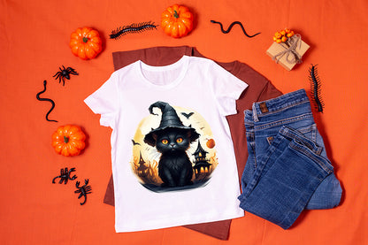 Halloween Black Cat Sublimation Bundle