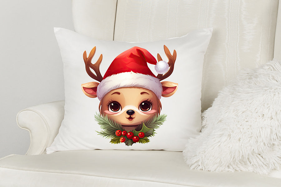 Christmas Reindeer Sublimation Clipart