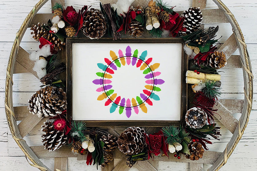 Christmas Lights Clipart Bundle