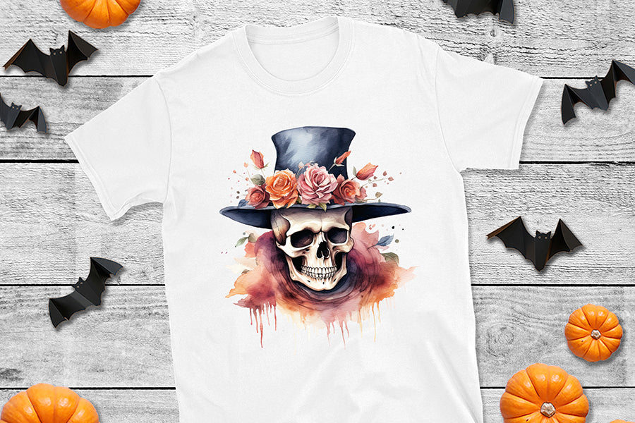 Halloween Watercolor Sublimation Clipart Bundle