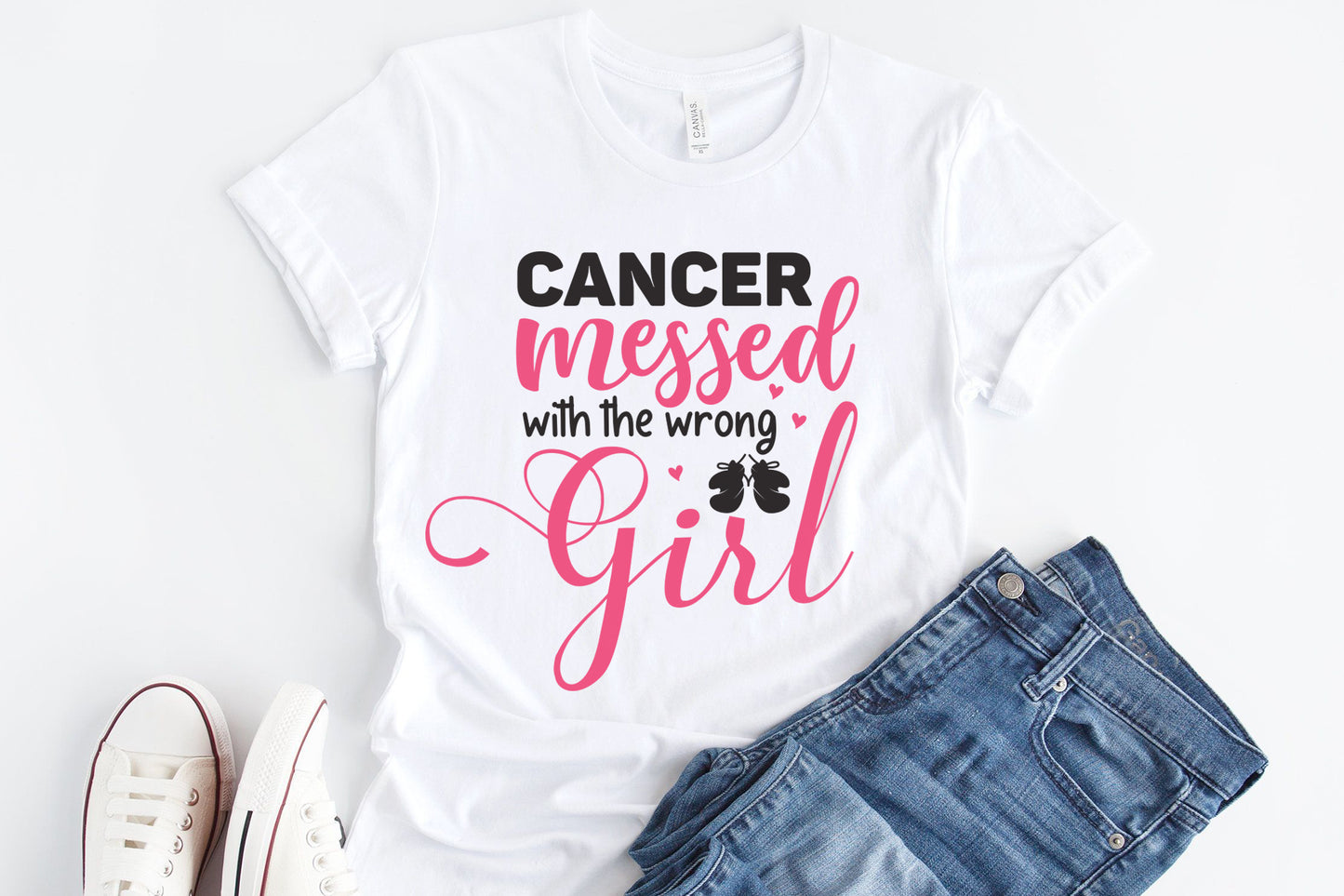 Cancer Missed with the Wrong Girl, Breast Cancer SVG