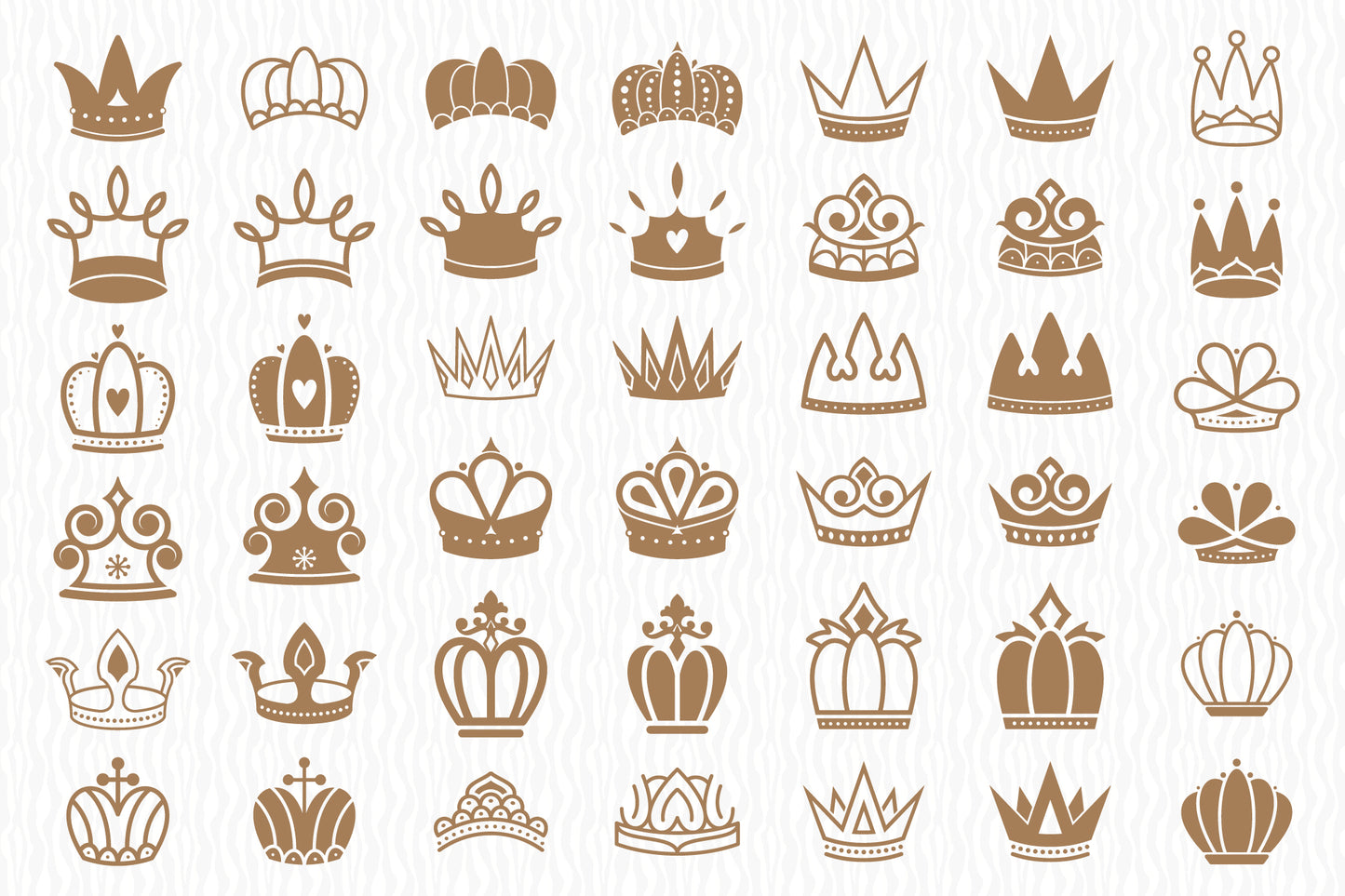 Princess, Queen, King Crown SVG Bundle