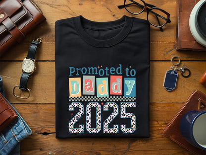 Promoted to Daddy 2025 Sublimation Design