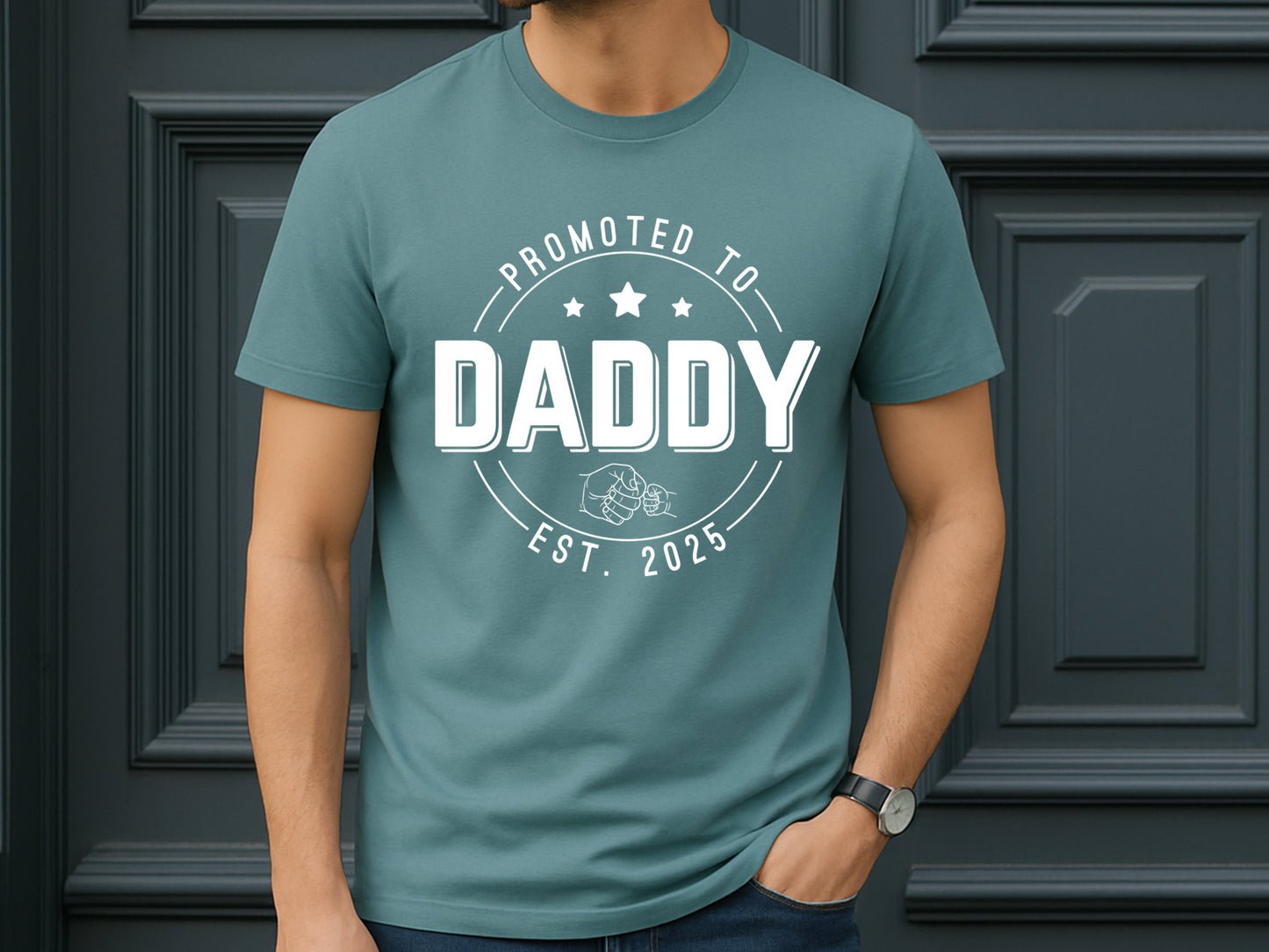 Promoted to Daddy Est 2025, Father's Day Cricut SVG