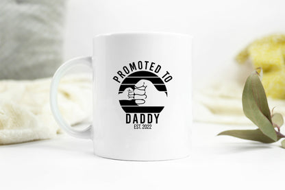 Promoted to Daddy Est 2025, Father's Day SVG Cut File