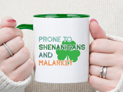 Prone to Shenanigans And Malarky, St Patrick's Day PNG