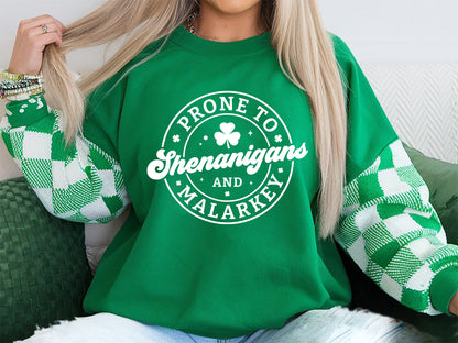 Prone to Shenanigans and Malarkey, St Patricks Day SVG