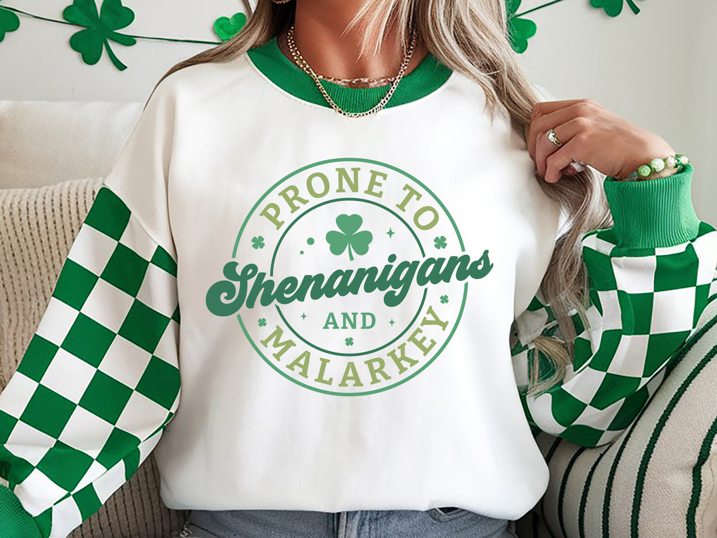 Prone to Shenanigans and Malarkey, St Patricks Day SVG