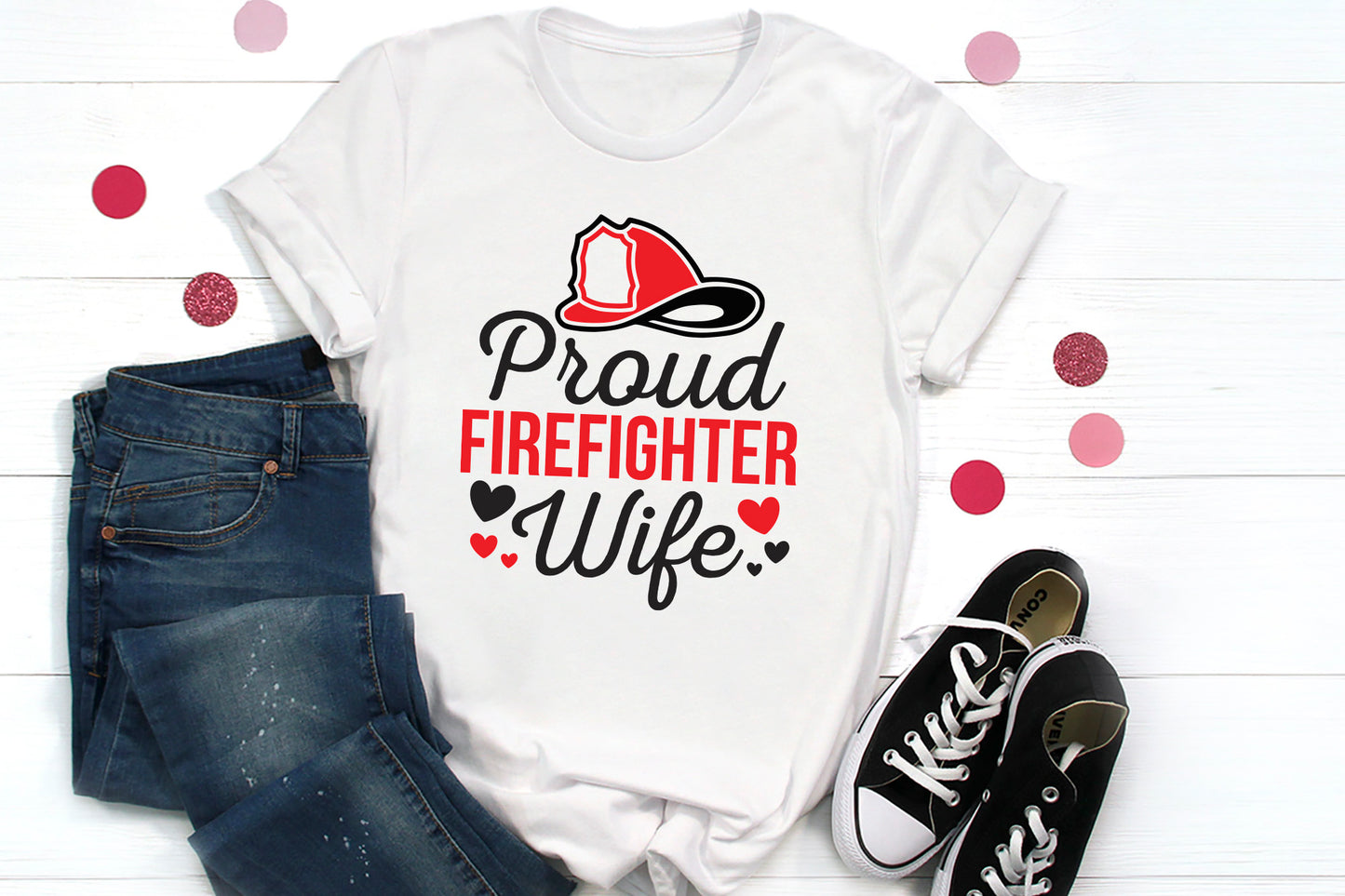 Proud Firefighter Wife SVG