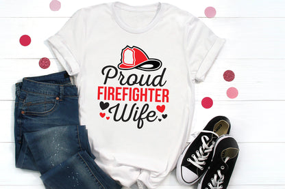 Proud Firefighter Wife SVG