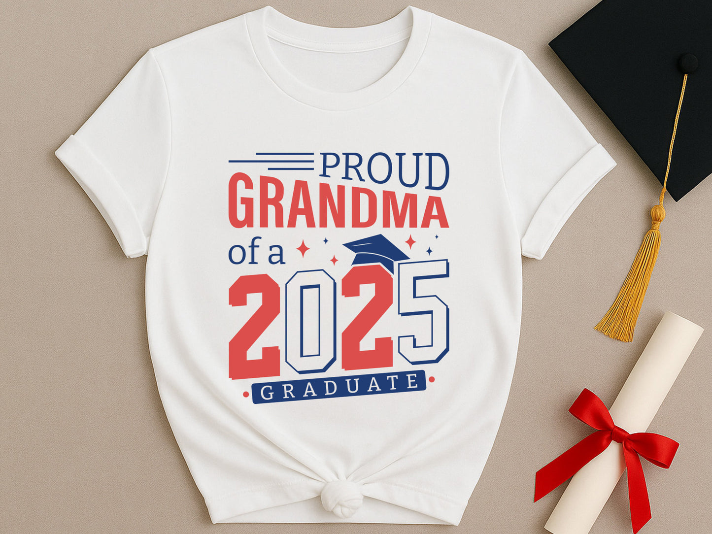 Proud Grandma Of A 2025 Graduate SVG
