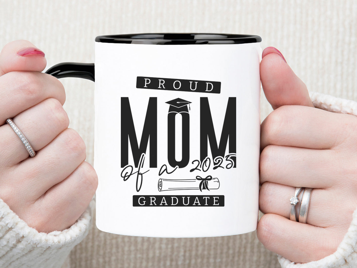 Proud Mom of a 2025 Graduate SVG File Free