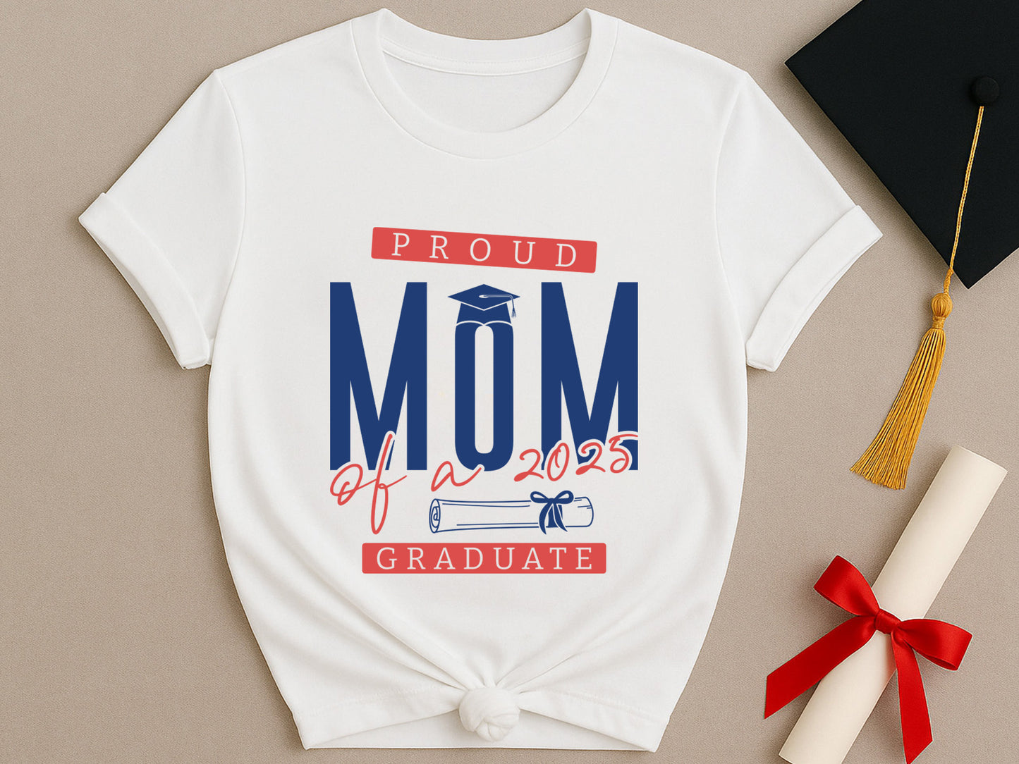 Proud Mom of a 2025 Graduate SVG File Free