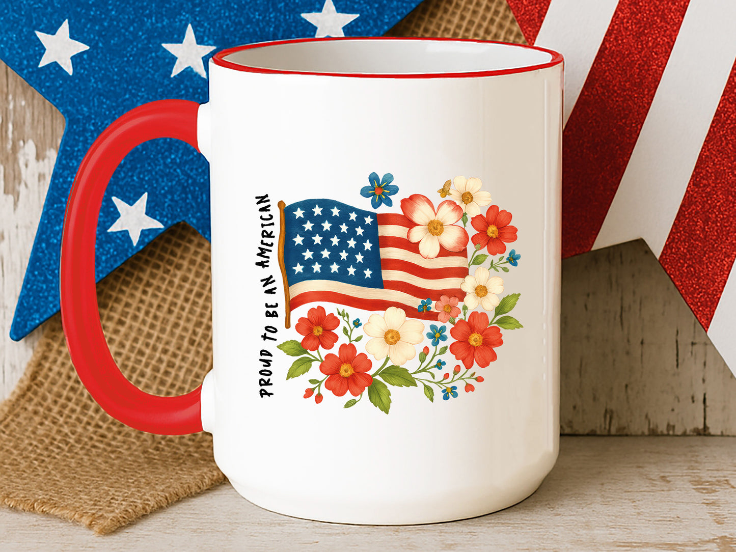 Proud To Be An American, 4th of July Sublimation
