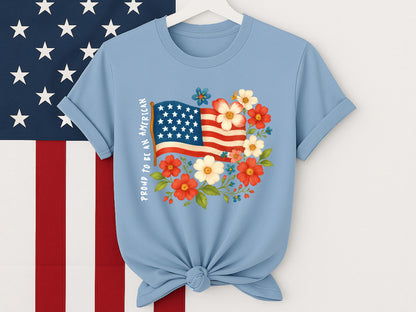 Proud To Be An American, 4th of July Sublimation