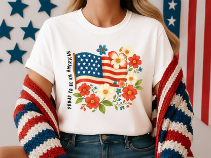 Proud To Be An American, 4th of July Sublimation