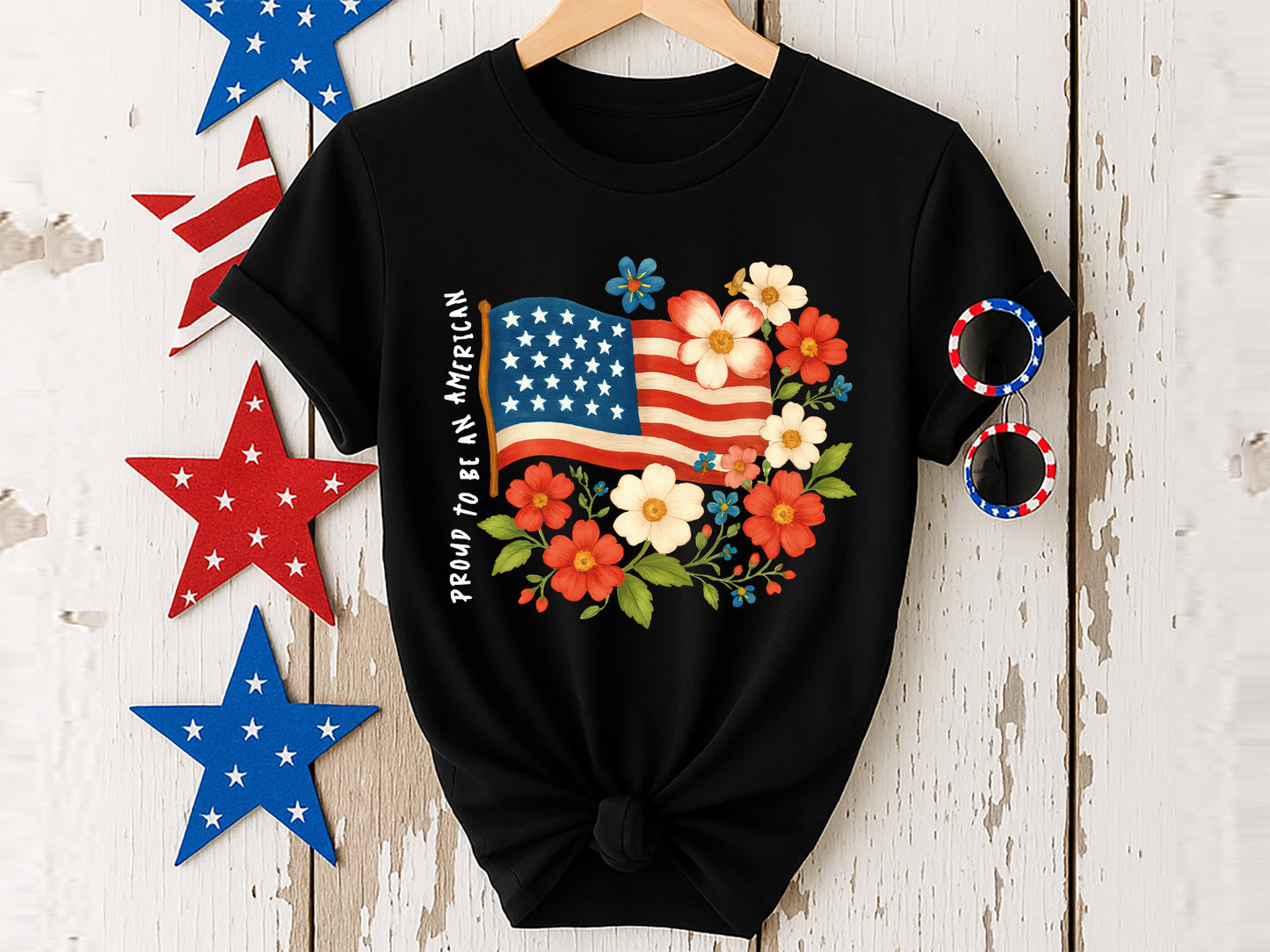 Proud To Be An American, 4th of July Sublimation
