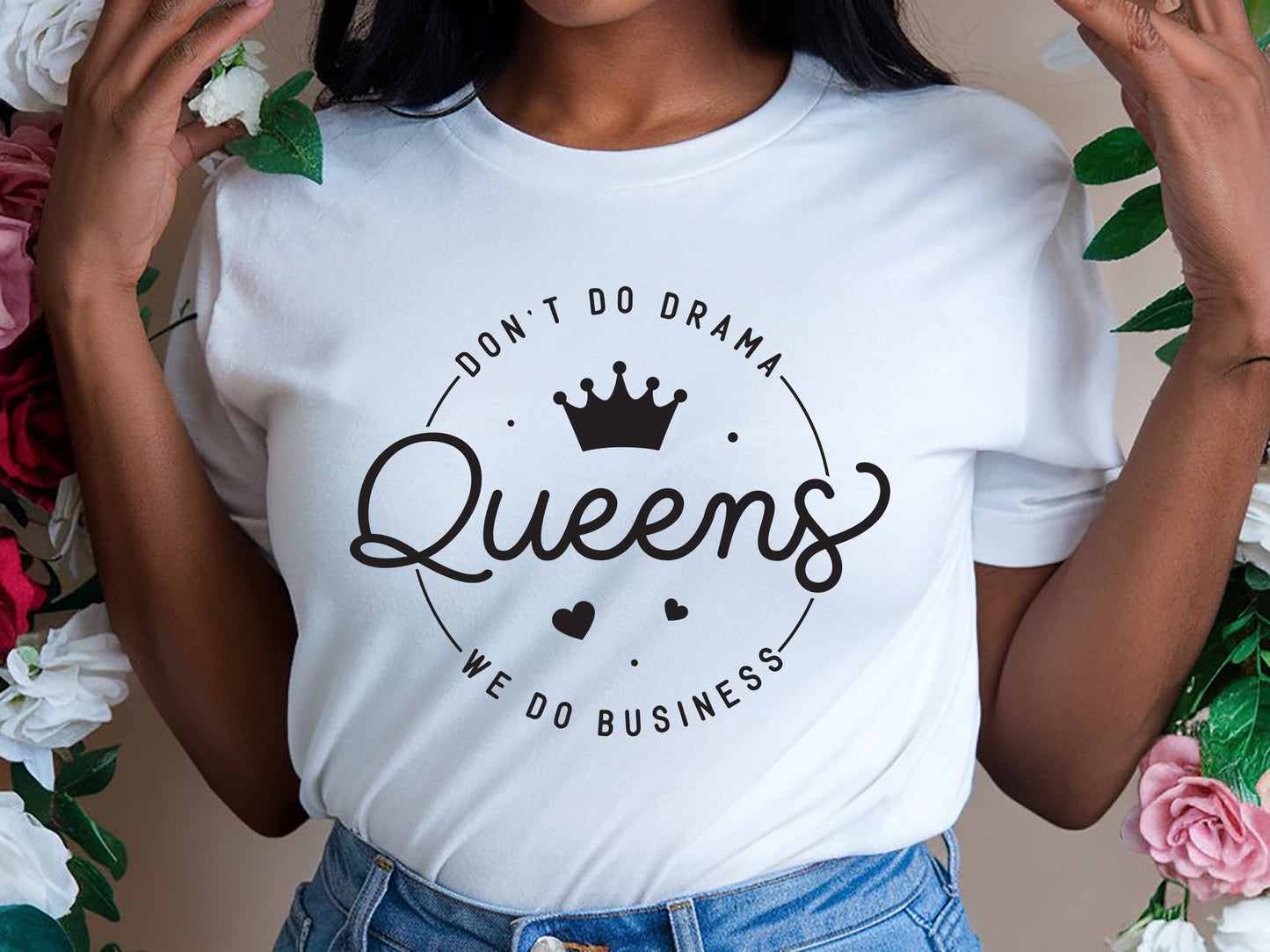 Queens Don't Do Drama We Do Business - Black Girl SVG Free