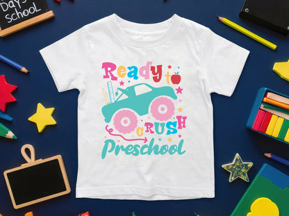 Ready To Crush Preschool, Back to School SVG File