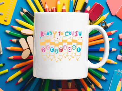 Ready to Crush Preschool, Back to School SVG