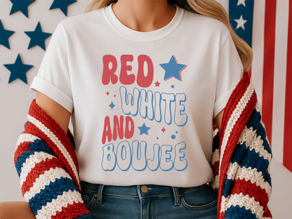 Red White and Boujee, Fourth of July SVG