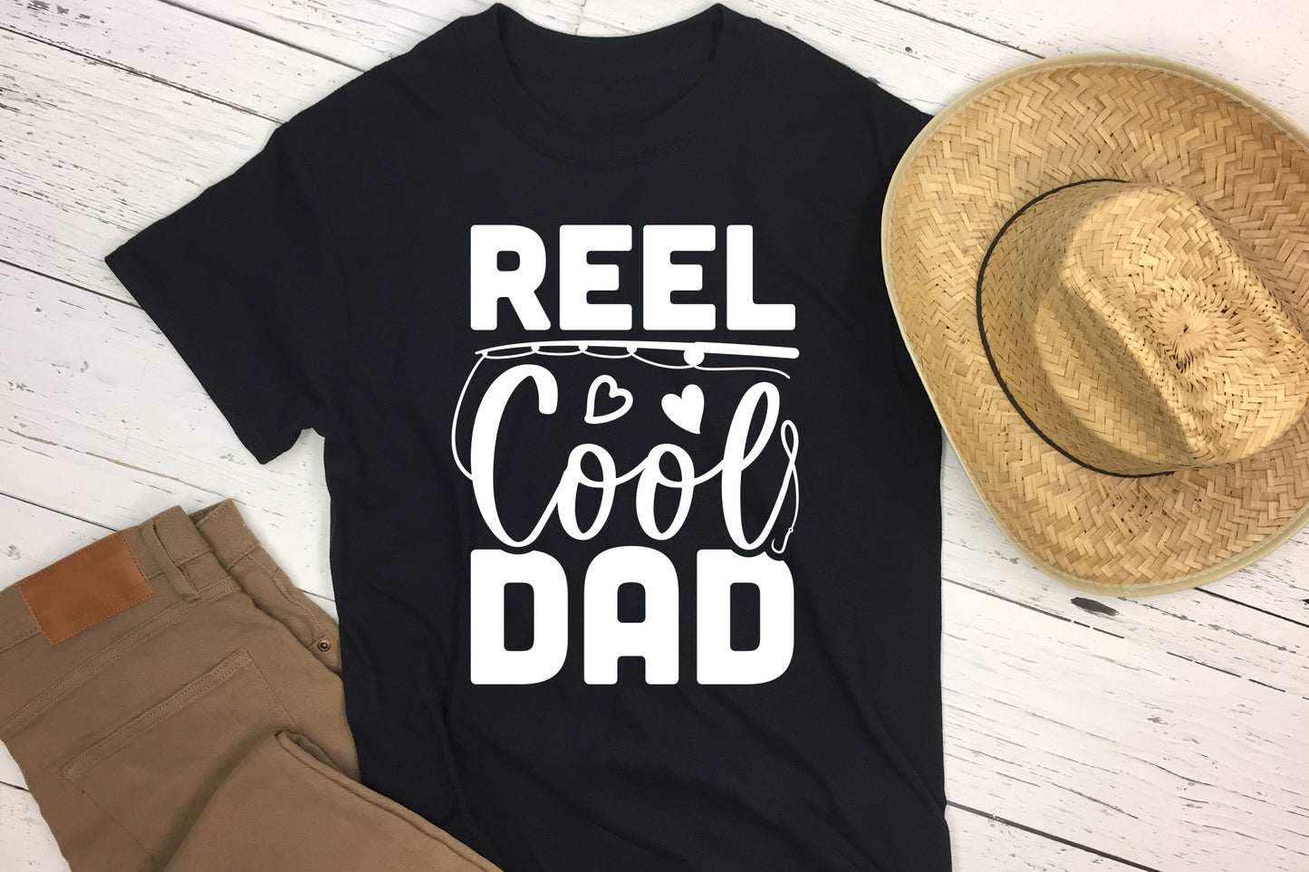 Reel Cool Dad, Father's Day Quote SVG