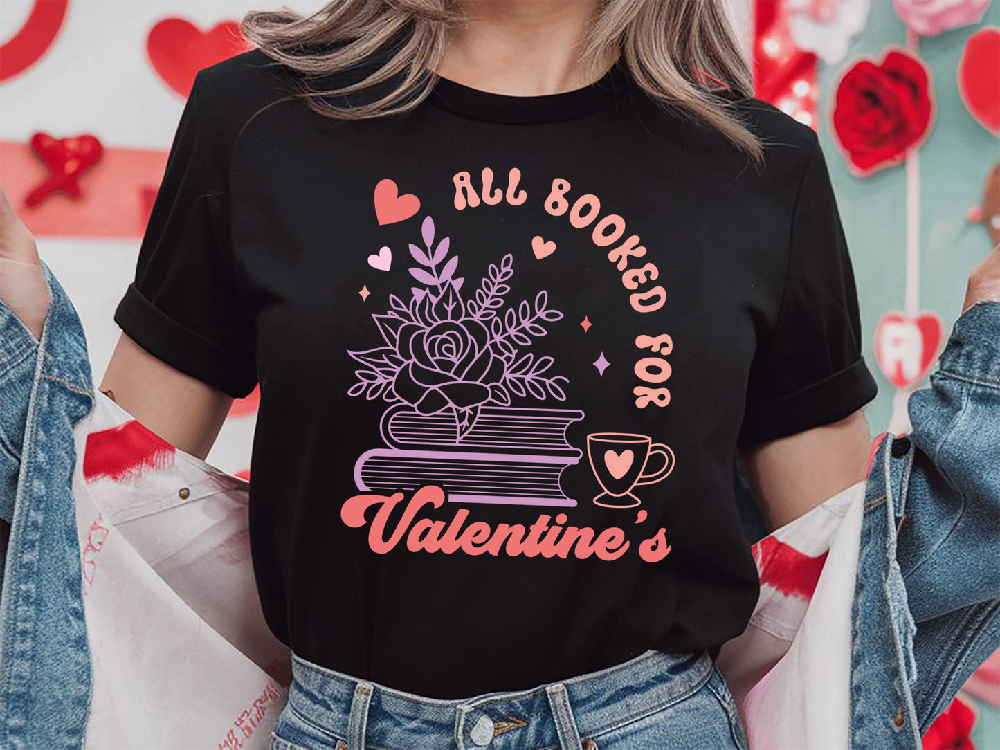 Retro All Booked for Valentine's SVG