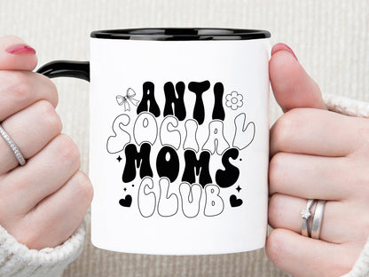 Retro Anti Social Moms Club SVG File