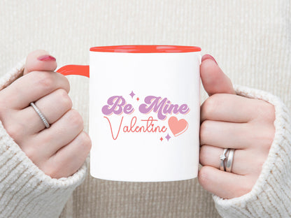 Retro Be Mine Valentine SVG Cut File