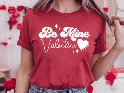 Retro Be Mine Valentine SVG Cut File