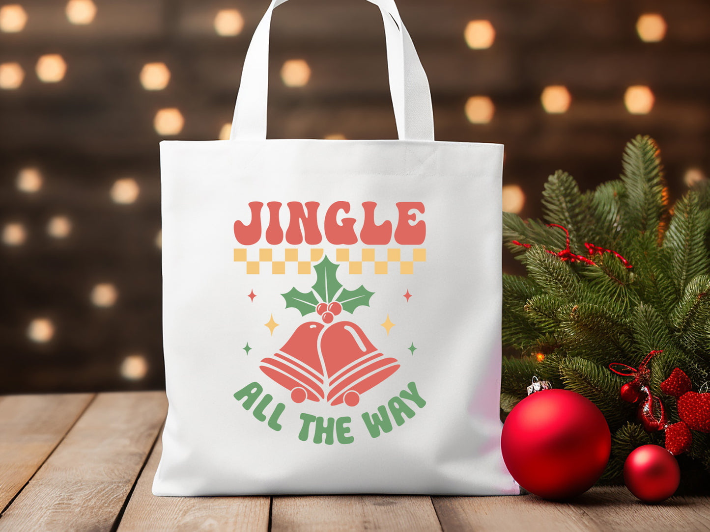 Retro Christmas SVG - Jingle All the Way