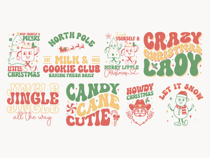 Retro Christmas SVG Design Bundle