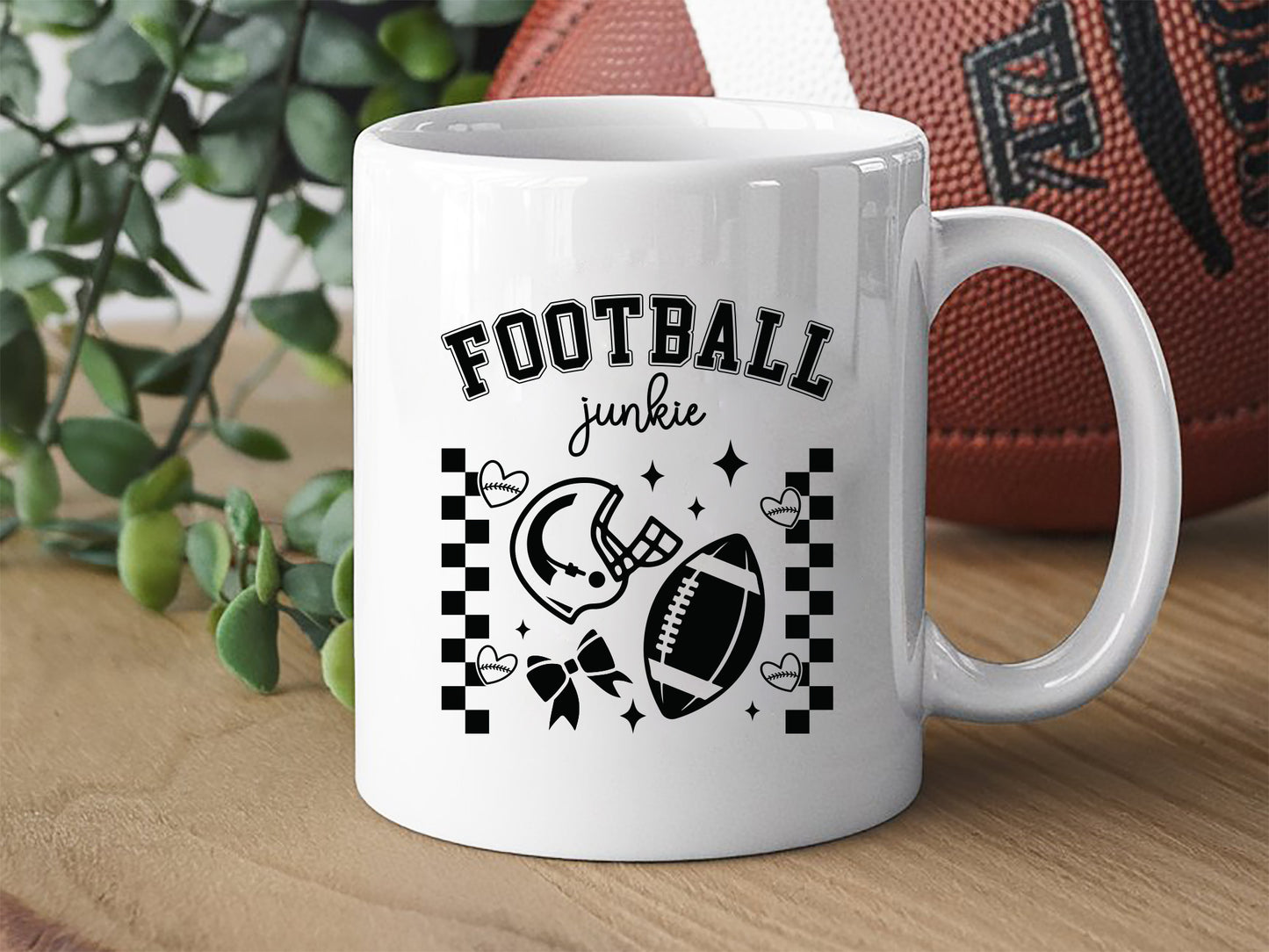 Retro Football Junkie SVG Design