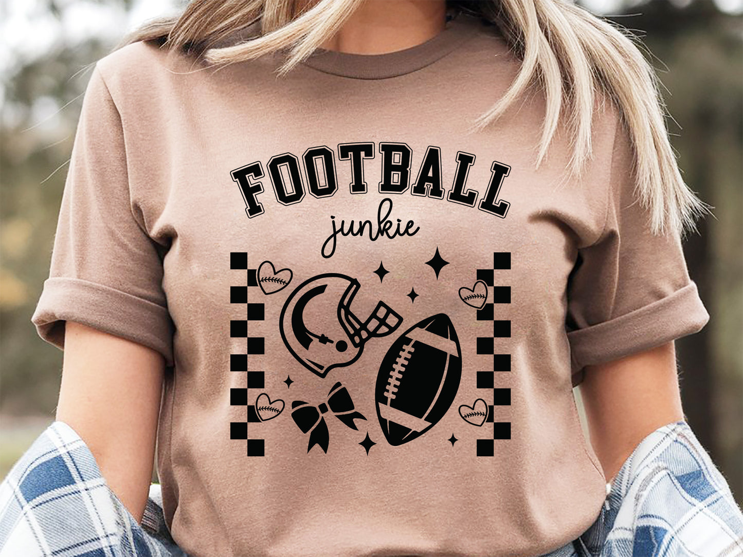 Retro Football Junkie SVG Design