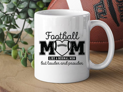 Retro Football Mom Like A Normal Mom SVG