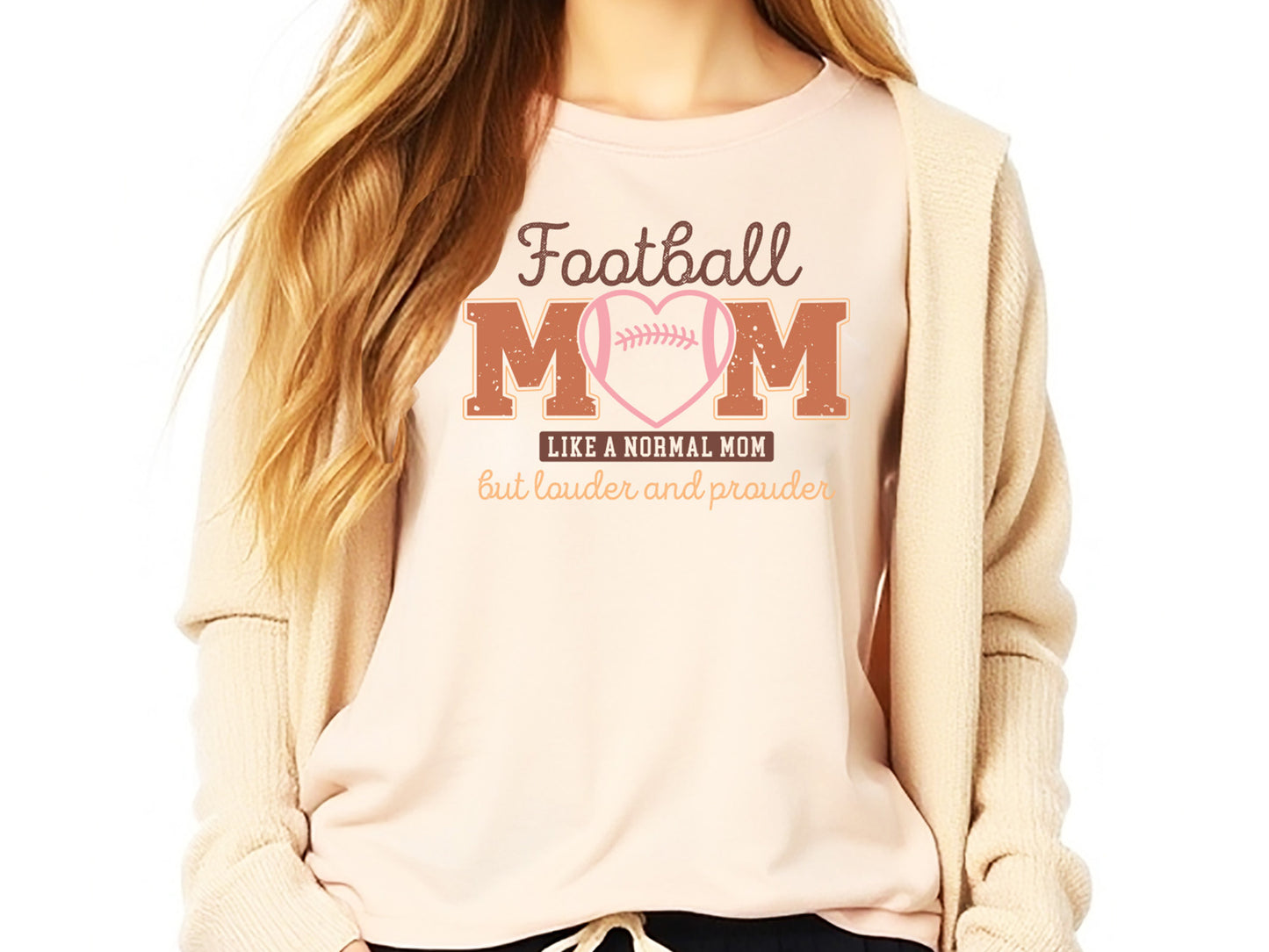 Retro Football Mom Like A Normal Mom SVG