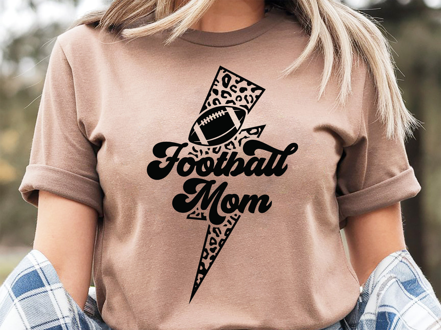 Retro Football Mom SVG Graphic