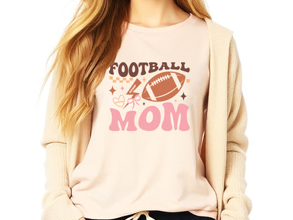 Retro Football Mom SVG Vector