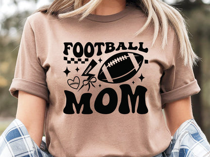 Retro Football Mom SVG Vector