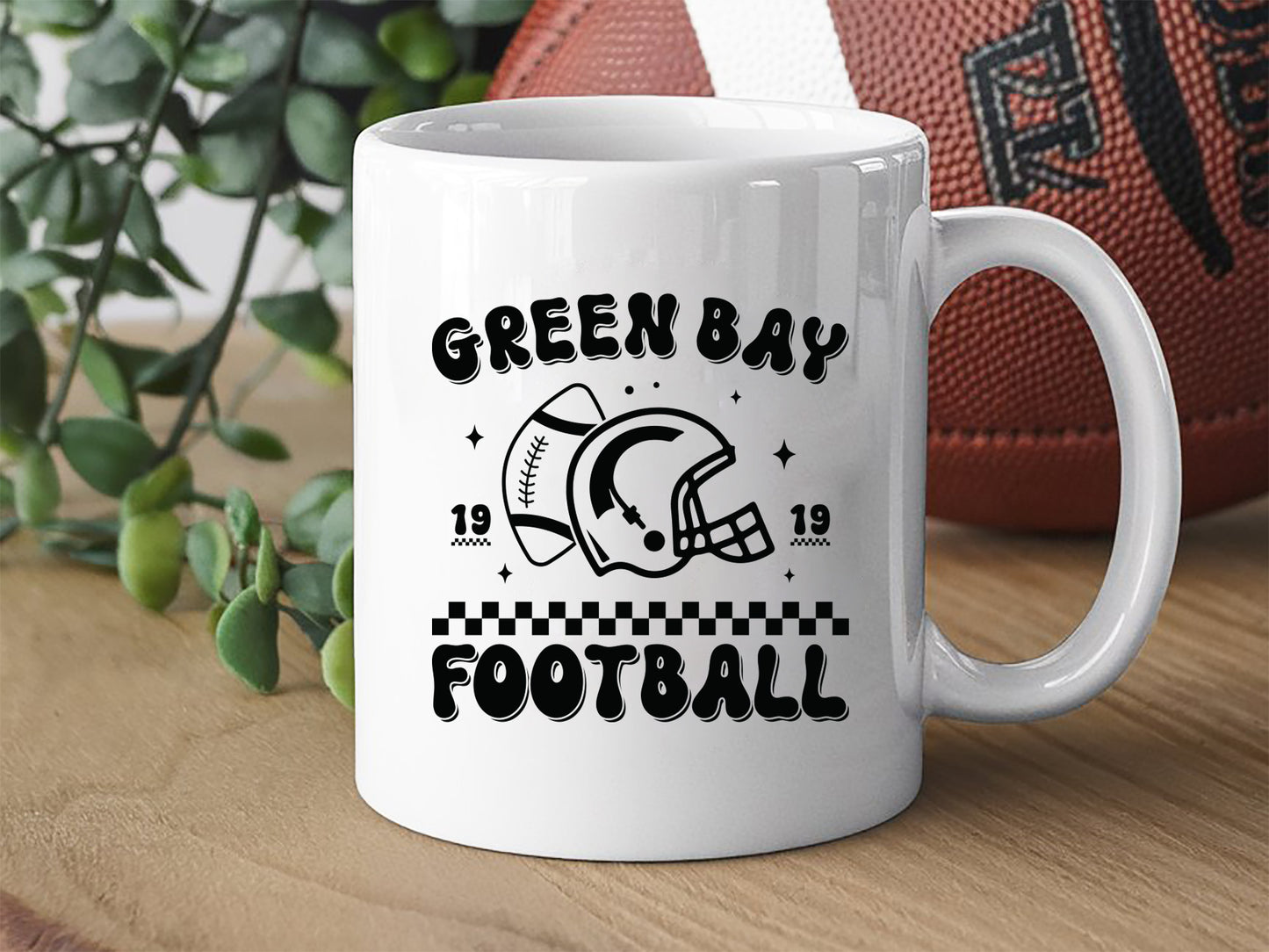 Retro Green Bay Football SVG File